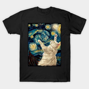 Cat Starry Night Whisper T-Shirt